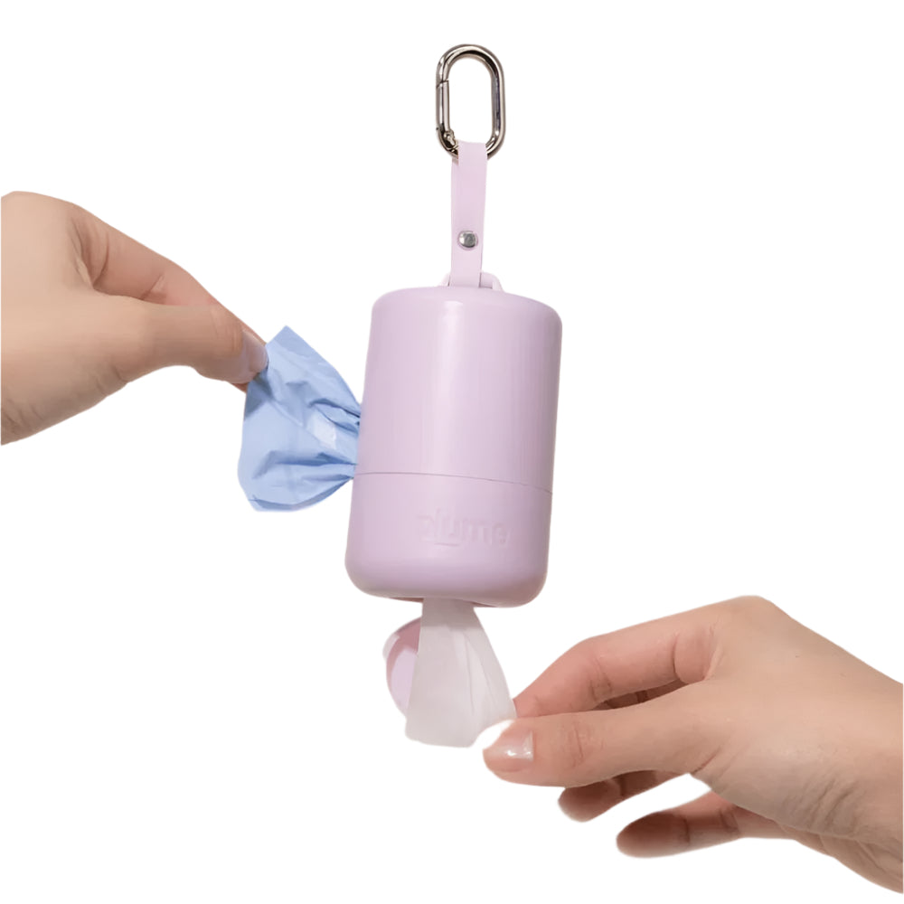 2-in-1 Dog Waste Bag Dispenser & Wet Wipes Holder - Portable Poop Bag Carrier for Dog Walking, Hiking, and Outdoor Activities