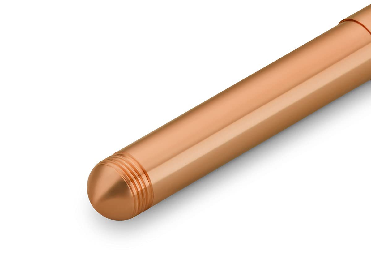 Kaweco LILIPUT Copper Ballpoint Pen with Retractable Cap | D1 Refillable Metal Pen (13cm) in Gift Tin Box | Premium Office & Travel Writing Instrument for Professionals & Students