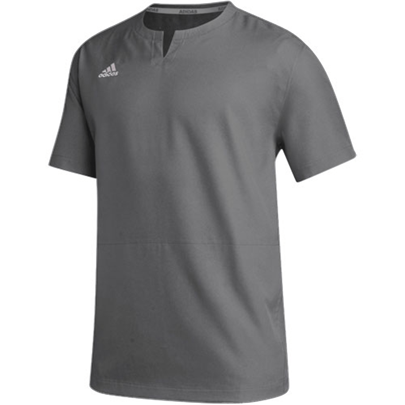 Adidas Men's Icon Short Sleeve Baseball Cage Jacket HF616 - Lightweight Performance Jacket for Baseball, Training & Casual Wear - Perfect for Sports, Gym & Outdoor Activities