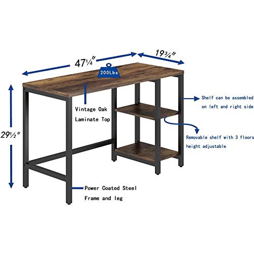 Lorell LYS SOHO Metal Frame Office Desk - 47.3