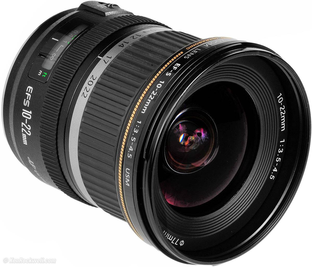 Canon EF-S 10-22mm f/3.5-4.5 USM Ultra Wide Angle Lens for DSLR Cameras - Perfect for Landscape, Architecture & Interior Photography