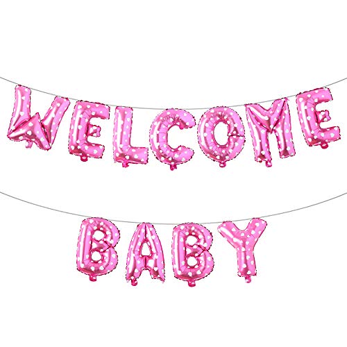 Welcome Baby Pink Heart