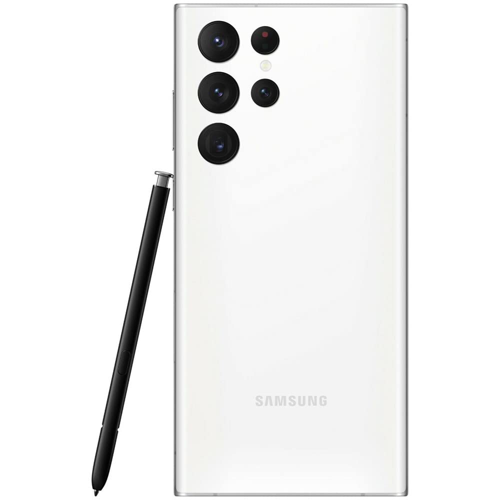 SAMSUNG Galaxy S22 Ultra 5G Unlocked Smartphone - US Version 512GB Phantom White (Renewed) | Premium Android Phone for Business, Photography & Gaming