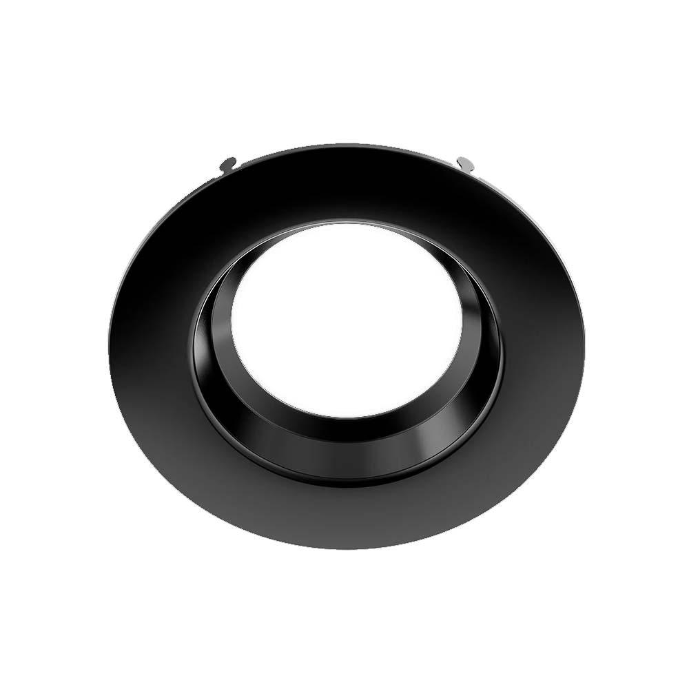 6 Round Trim Smooth Black Finish - Perfect for Home Decor, DIY Projects, and Automotive Applications