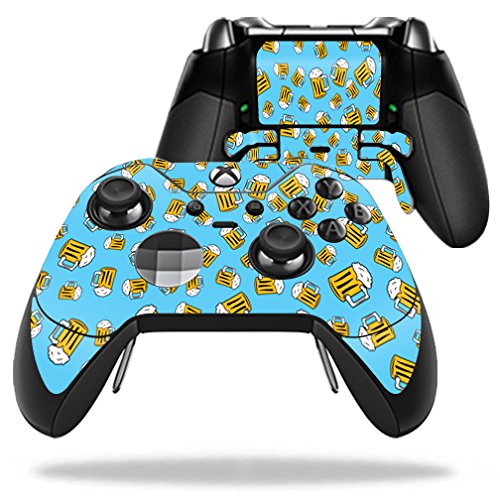 MightySkins Protective Skin Wrap for Microsoft Xbox One Elite Wireless Controller - Custom Vinyl Decal Sticker Cover (Beer Tile Design) - Perfect for Gaming, Collectors & Personalization