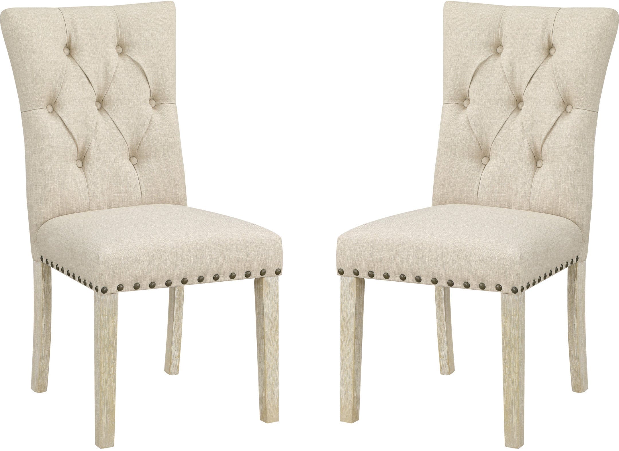Office Star Preston Dining Chair Set of 2 - Modern Comfortable Kitchen & Dining Room Chairs with Padded Seat - Perfect for Home, Office, Restaurant & Cafe Use