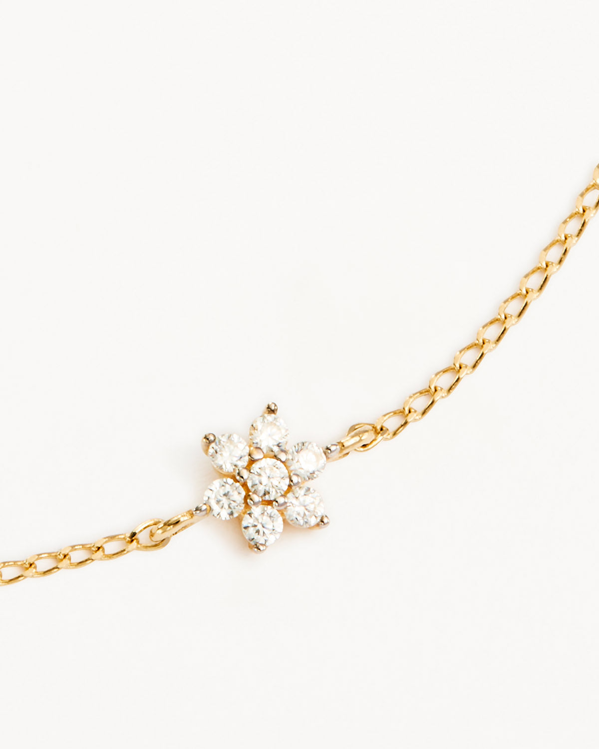 14K Solid Gold Crystal Lotus Flower Bracelet for Women - Elegant Boho Jewelry Gift for Birthday, Wedding & Everyday Wear