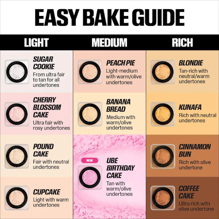Huda Beauty Easy Bake Loose Baking & Setting Powder - Oil Control & Pore Minimizing Makeup for Flawless Finish | Perfect for Baking, Setting & Long-Lasting Matte Look
