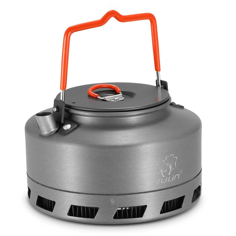 1.1L Lightweight Aluminum Alloy Camping Kettle - Portable Outdoor Teapot for Coffee, Tea & Hot Water - Perfect for Hiking, Backpacking & Picnic Adventures
