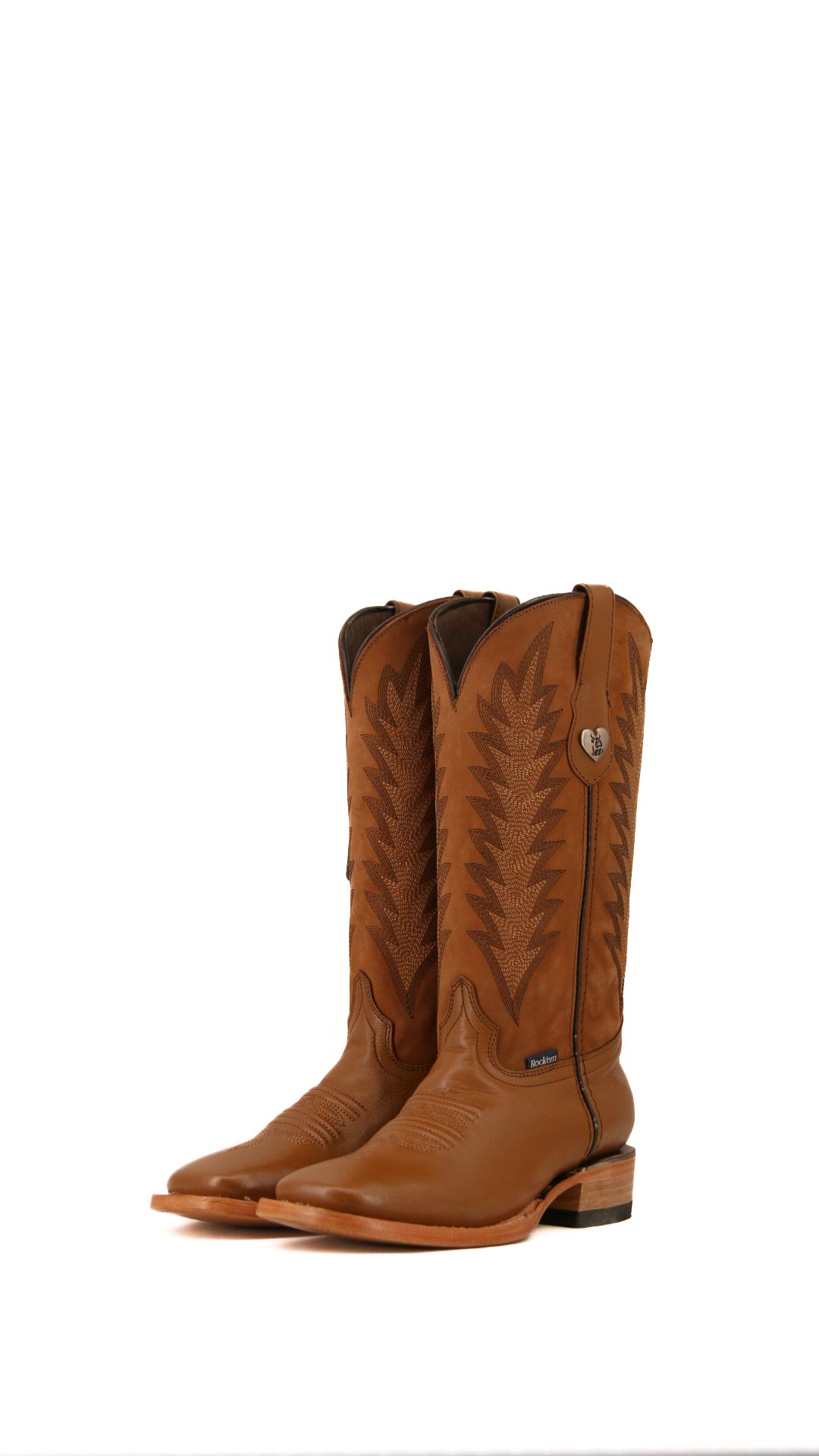 Sierra Square Toe Cowgirl Boots for Women - Western Riding Boots with Comfortable Cushion - Perfect for Country Dancing, Rodeo & Outdoor Adventures