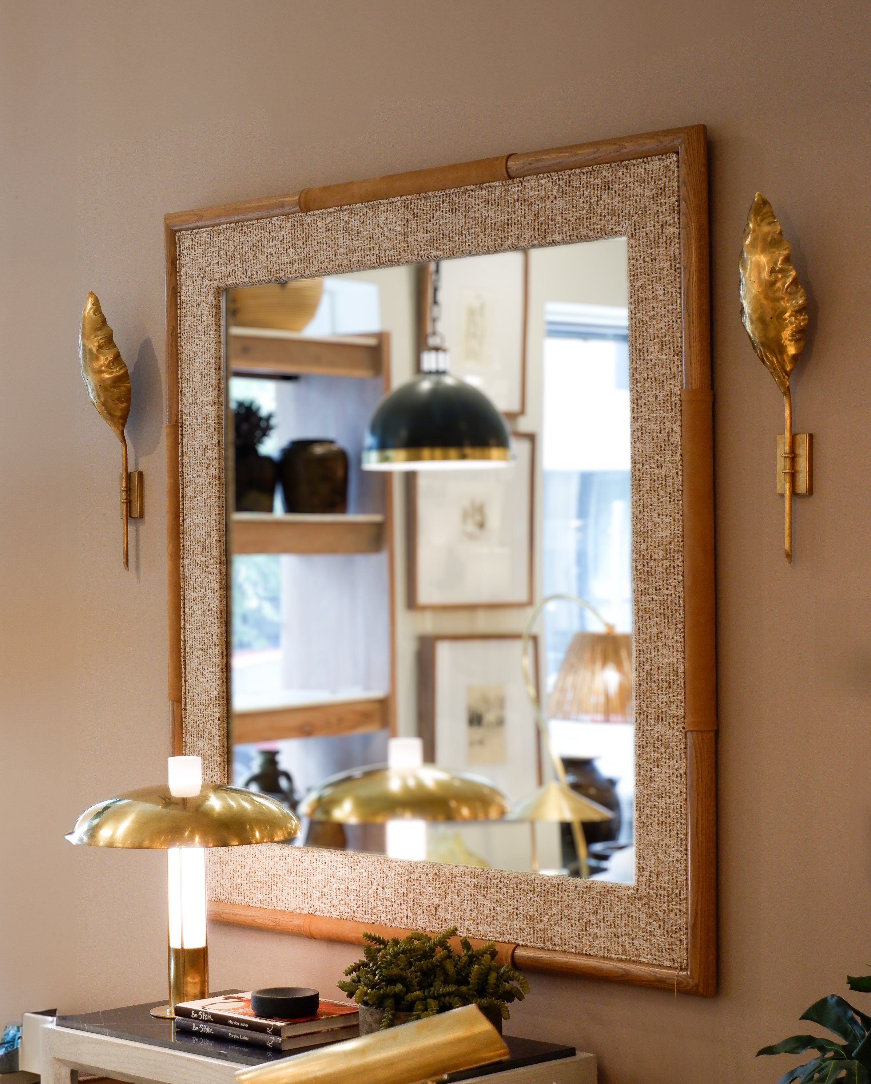 Chatfield Mirror - Full-Length Wall Mirror with Rustic Wood Frame for Home Decor, Bedroom, Living Room & Entryway