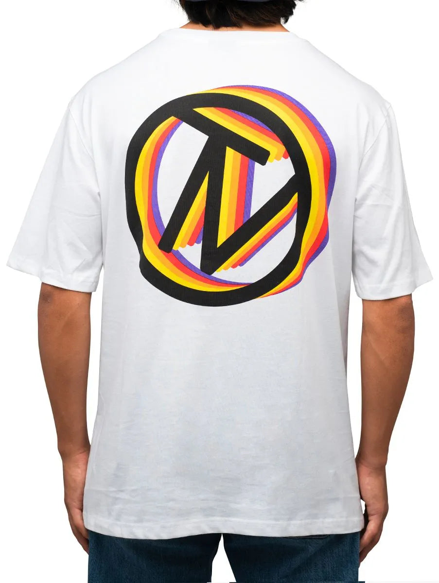Rainbow TV Logo Graphic T-Shirt - Soft Cotton Tee for Men & Women - Perfect for Casual Wear, Parties & LGBTQ+ Pride Events