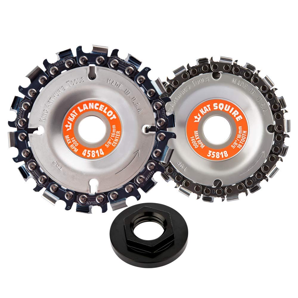 King Arthur's Tools Lancelot 14 Tooth & Squire 18 Tooth Tandem Combo Saw Blade Set - 4