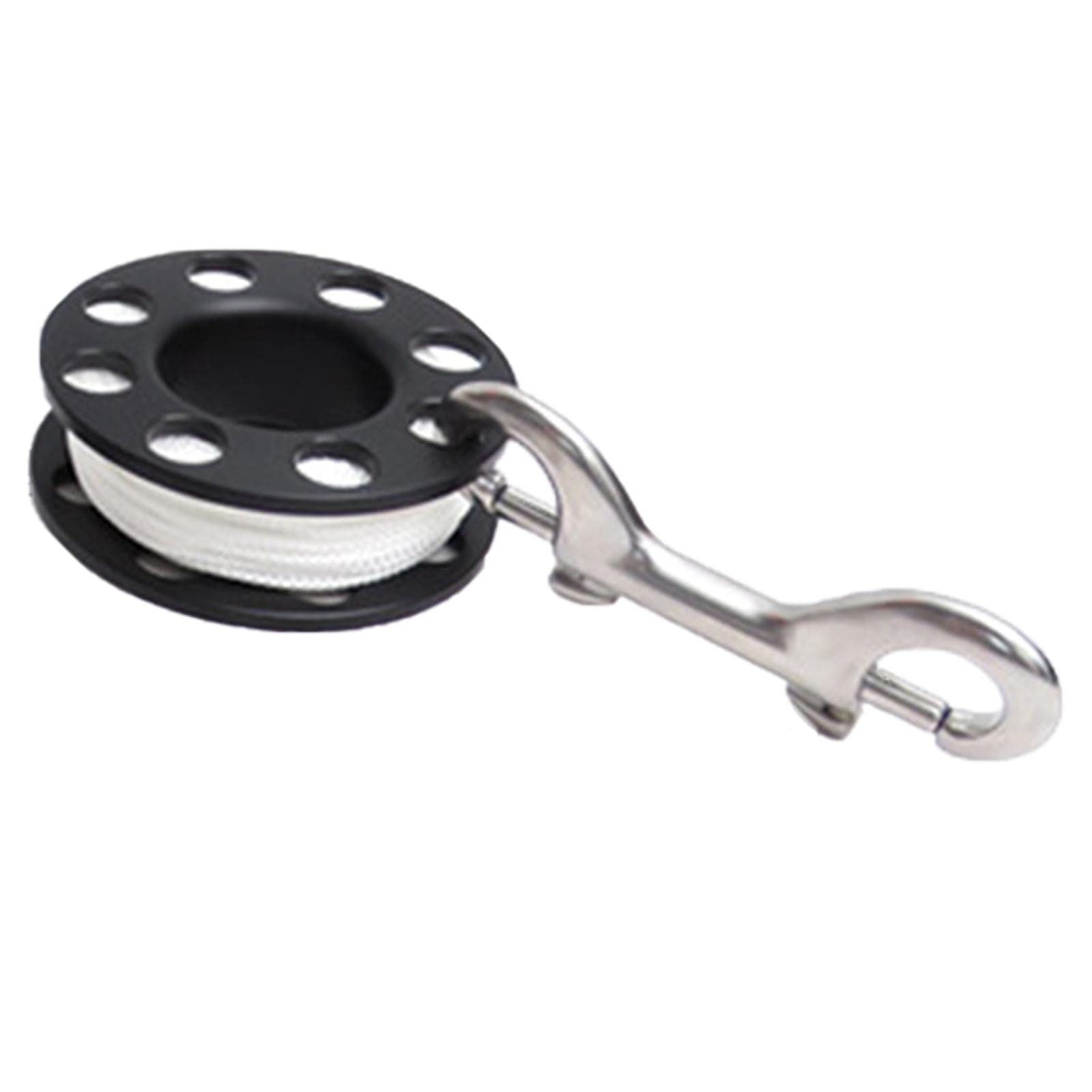 SM SunniMix Heavy Duty Scuba Diving Reel - Stainless Steel Finger Spool with Diving Clip for Cave Diving, Spearfishing & Kayaking | Professional Underwater Gear for Divers & Water Sports Enthusiasts