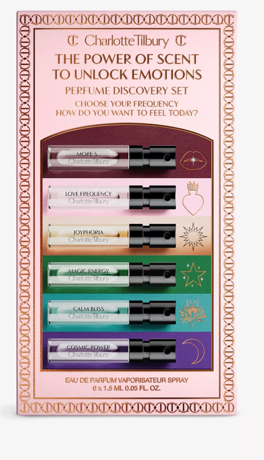 Charlotte Tilbury Mini Eau de Parfum Set - 3 Travel-Size Luxury Perfumes for Women, Floral & Woody Scent Collection | Perfect for Gifts, Travel & Everyday Elegance
