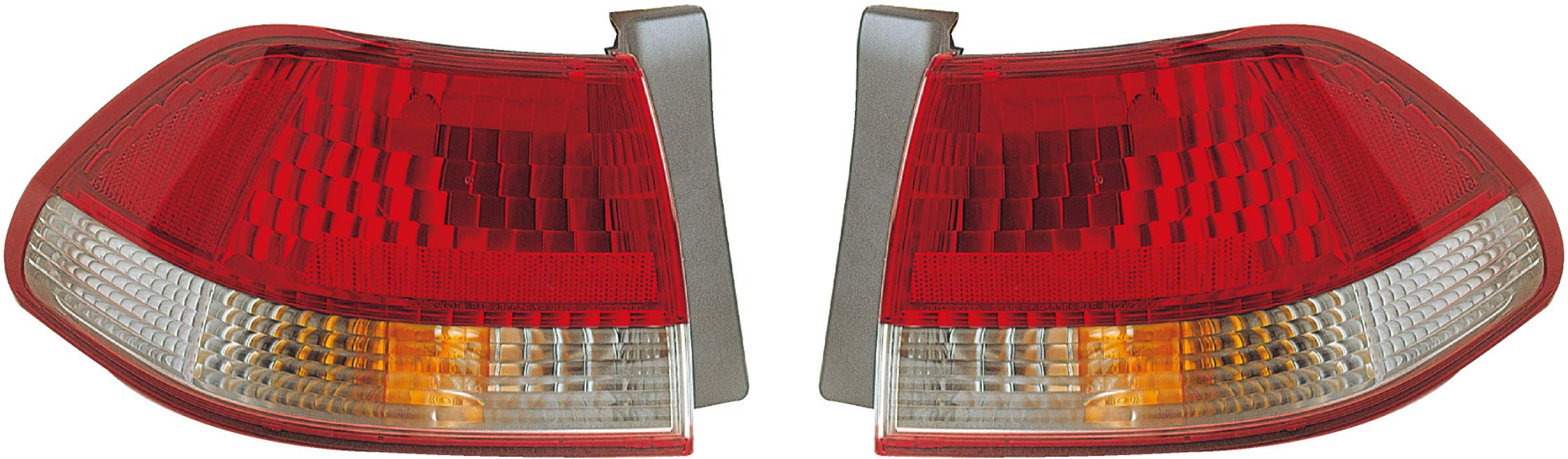 EPIC LIGHTING Halogen Replacement Tail Lights Compatible with 2001-2002 Honda Accord - Direct Fit for Models HO2800135 HO2801135 33551S84A11 33501S84A11 - Perfect for Night Driving & Enhanced Vehicle Safety