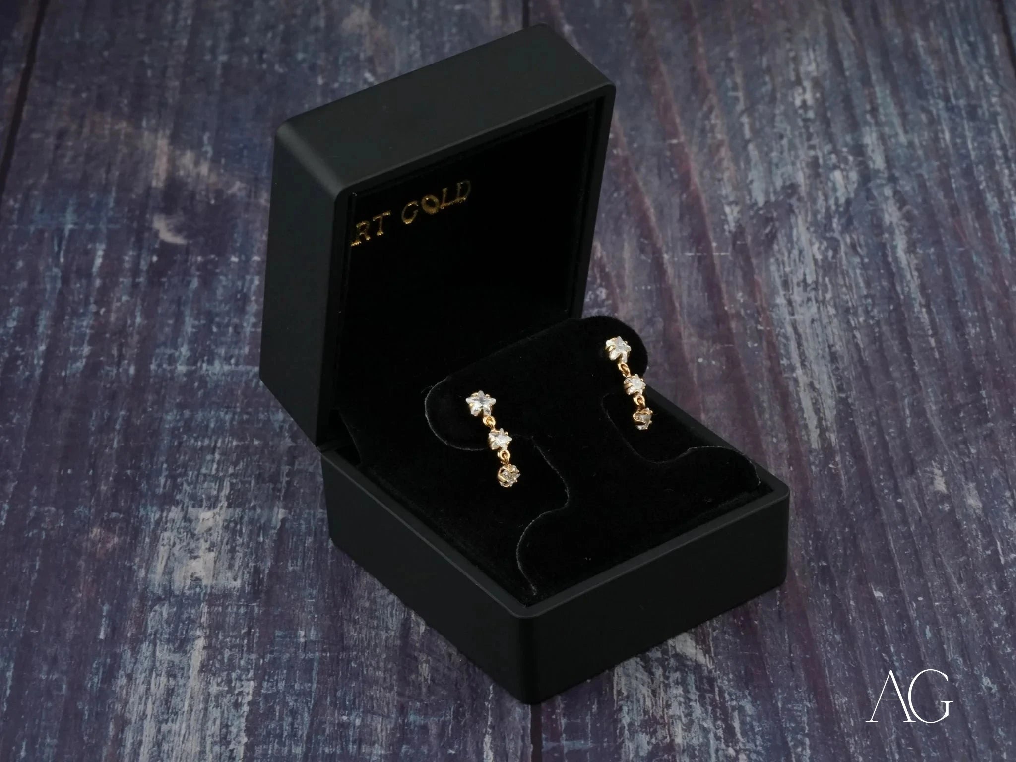 Stars Drop Earrings - Elegant Lightweight Dangle Earrings for Women | Perfect for Evening Parties, Weddings & Special Occasions