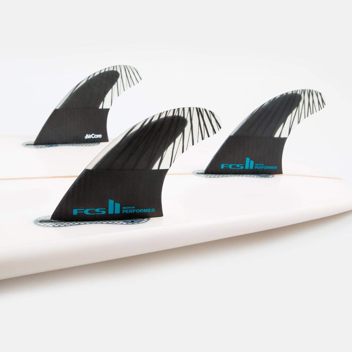 FCS Performer Eco Neo Glass Surfboard Fins - High Performance Surfing Fins for Shortboards & Fish Surfboards - Perfect for Wave Riding & Maneuverability