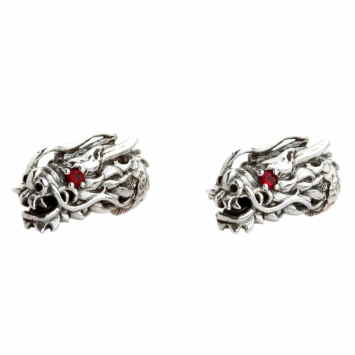 Sterling Silver Dragon Head Stud Earrings for Women - Hypoallergenic & Durable Jewelry - Perfect for Gifts, Parties, and Everyday Wear