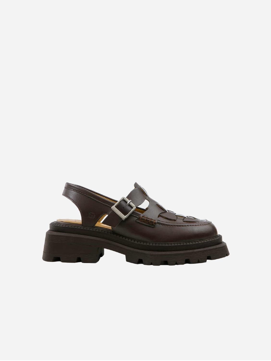 Dorothy Vegan Leather Platform Shoes for Women - Brown | Eco-Friendly Apple Leather | Perfect for Casual Outfits & Sustainable Fashion