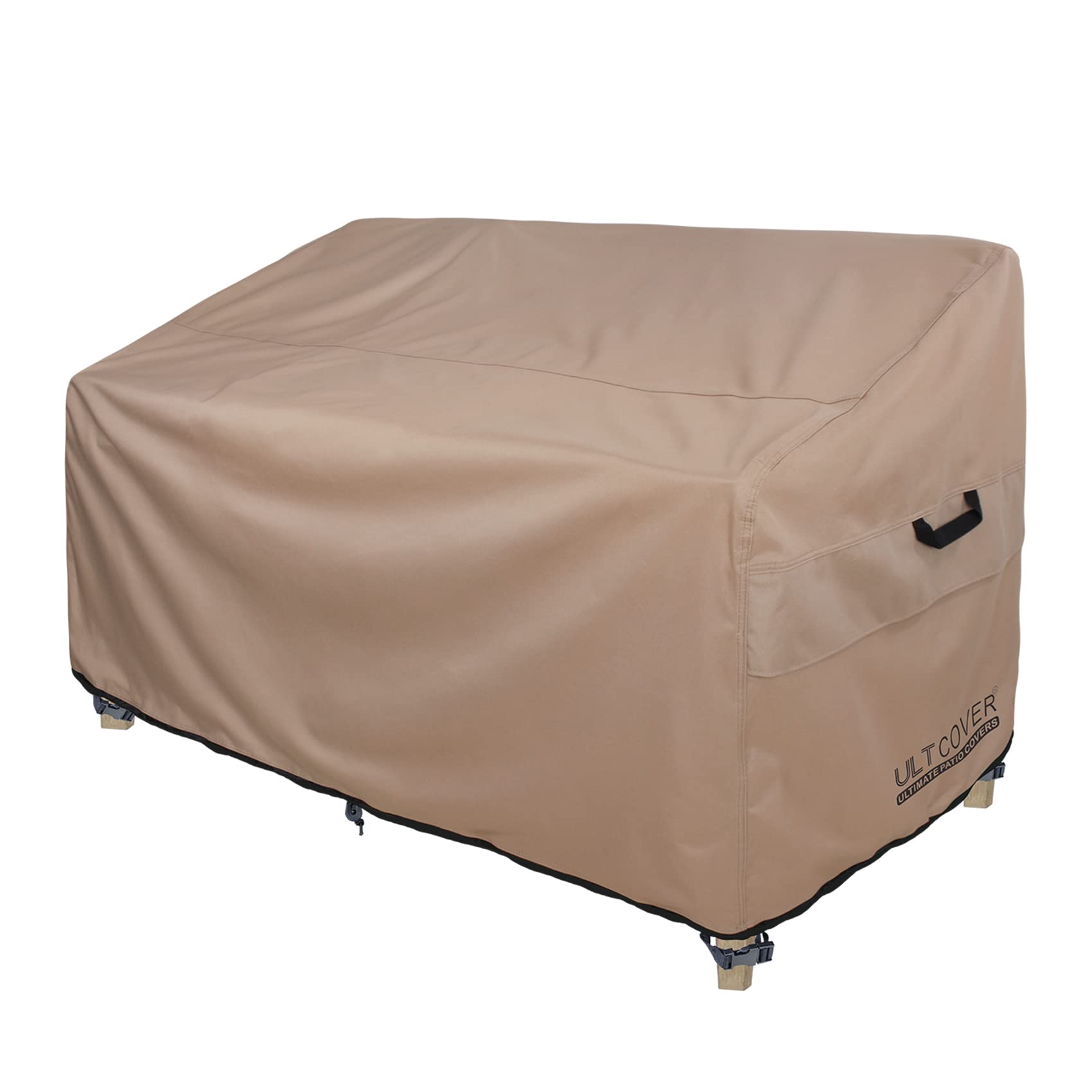 ULTCOVER Waterproof 3-Seater Patio Sofa Cover 74W x 35D x 35H Inch - Outdoor Furniture Protector for Rain, Sun & Snow - Perfect for Deck, Garden & Backyard