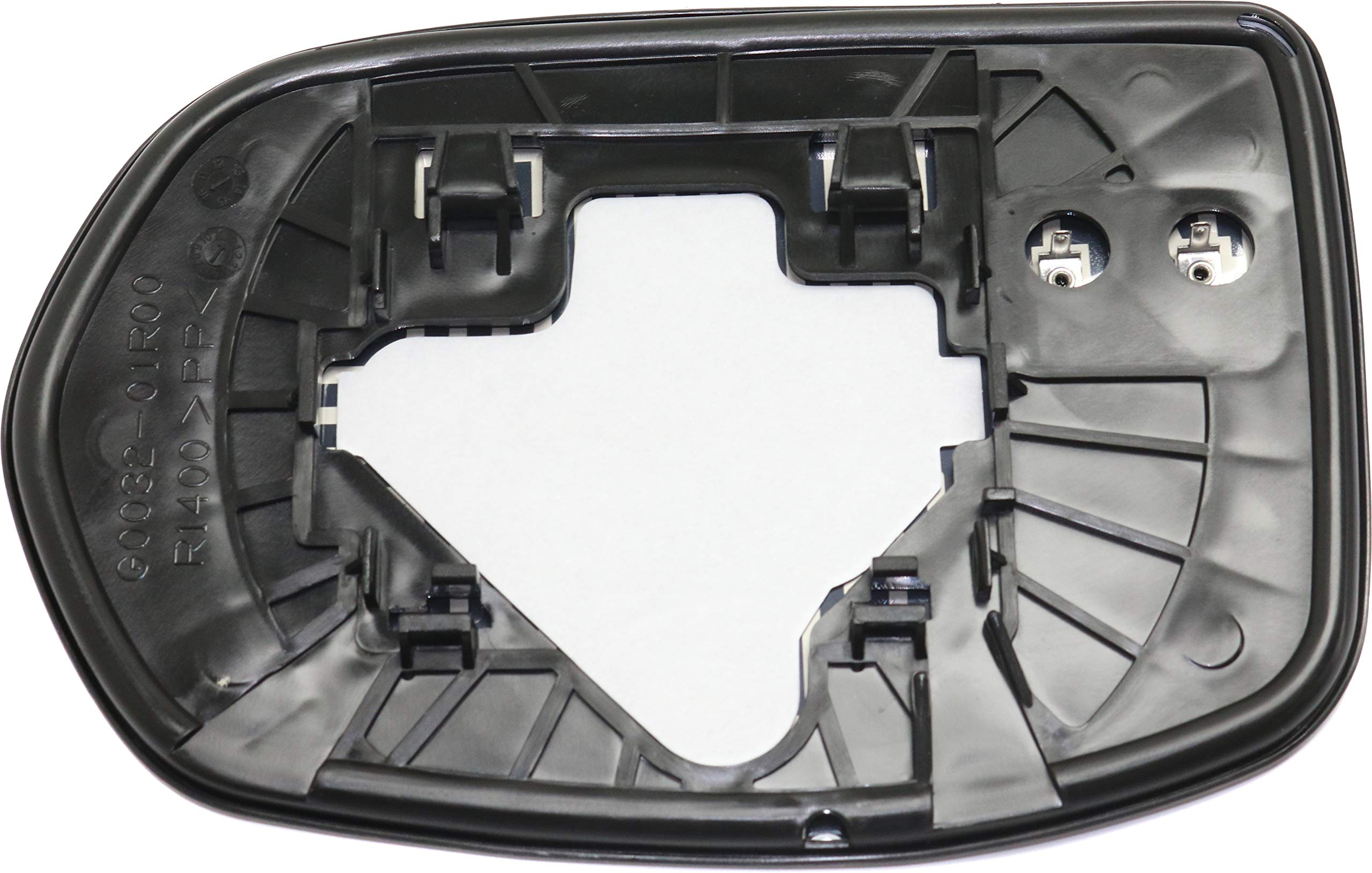 Kool Vue Heated Passenger Side Mirror Glass for Honda CR-V 2007-2011 - Replacement with Backing Plate | Perfect for Winter Driving & Enhanced Visibility