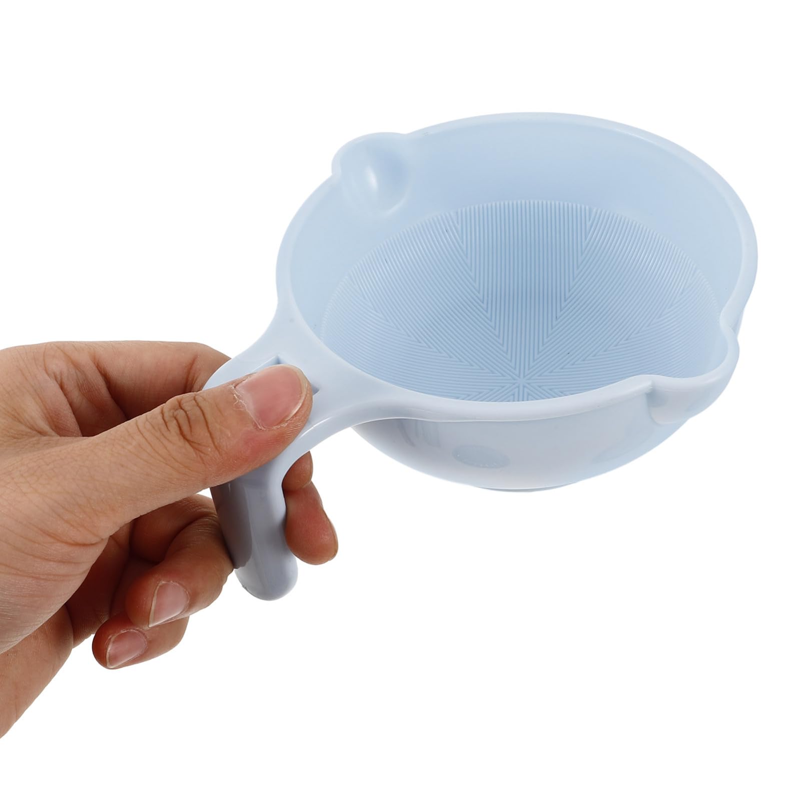 VICASKY Manual Baby Food Grinder - Hand Crank Infant Food Mill with Masher Bowl, Citrus Juicer & Grater for Toddlers - Sky Blue | Perfect for Homemade Purees, Fruit & Vegetable Mash for Babies 6-12 Months