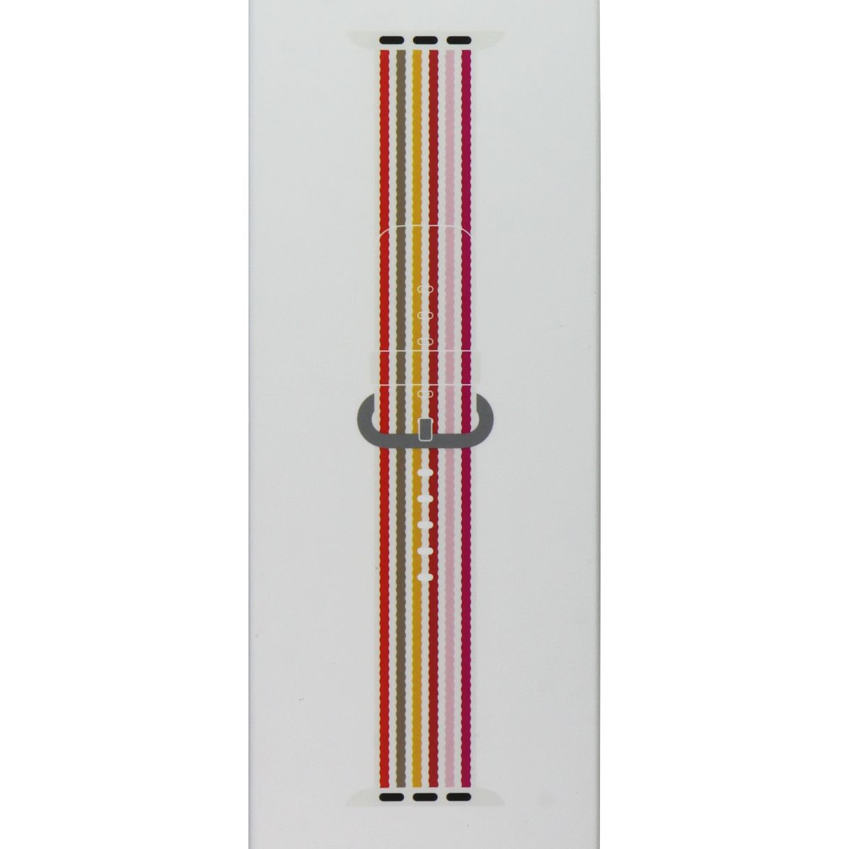 Apple Watch Band 38mm/40mm Woven Nylon Strap - Pink Stripe Sport Loop for Women & Men | Perfect for Workouts, Running & Everyday Wear