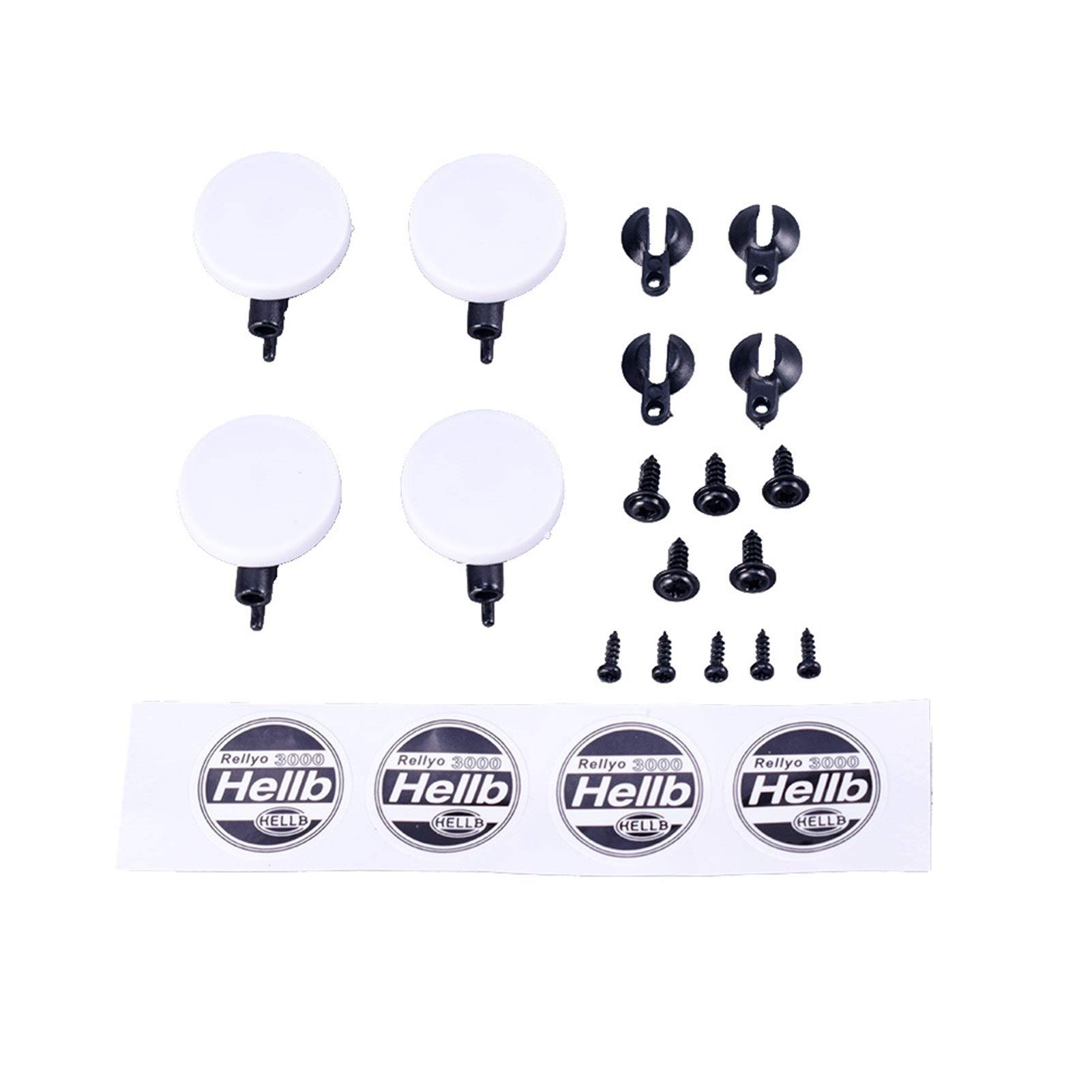 4pcs RC Car LED Light Lampshade for Traxxas Tamiya Axial SCX10 - Off-Road Crawler Accessories