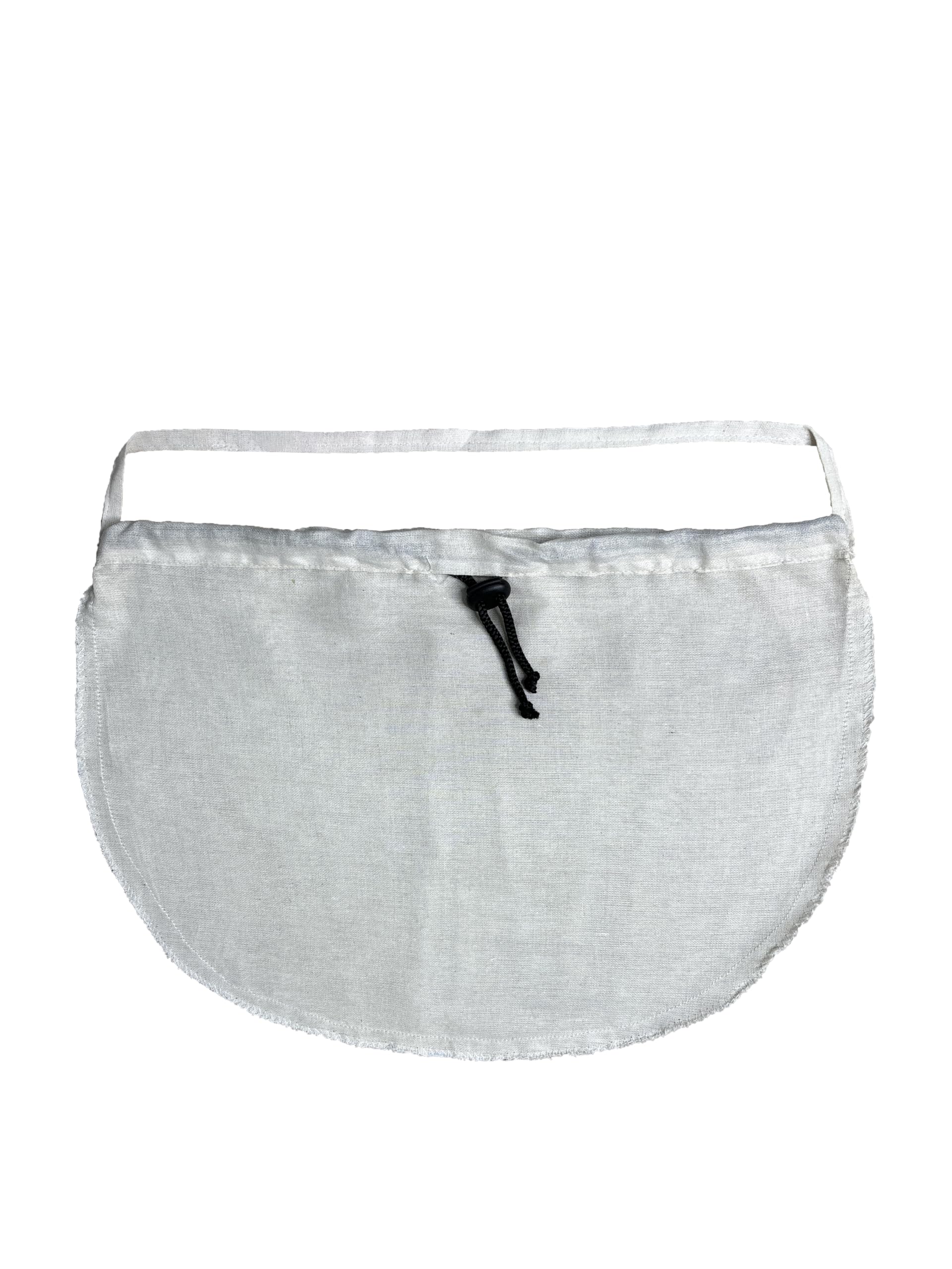 Organic Cotton Cheese Cloth Nut Milk Bag with Hanging Handle & Drawstring Lock | Unbleached Chemical-Free Muslin Cloth | Reusable Strainer for Almond Milk, Yogurt, Juicing | Perfect for Vegan, Gluten-Free Cooking & Kitchen Needs