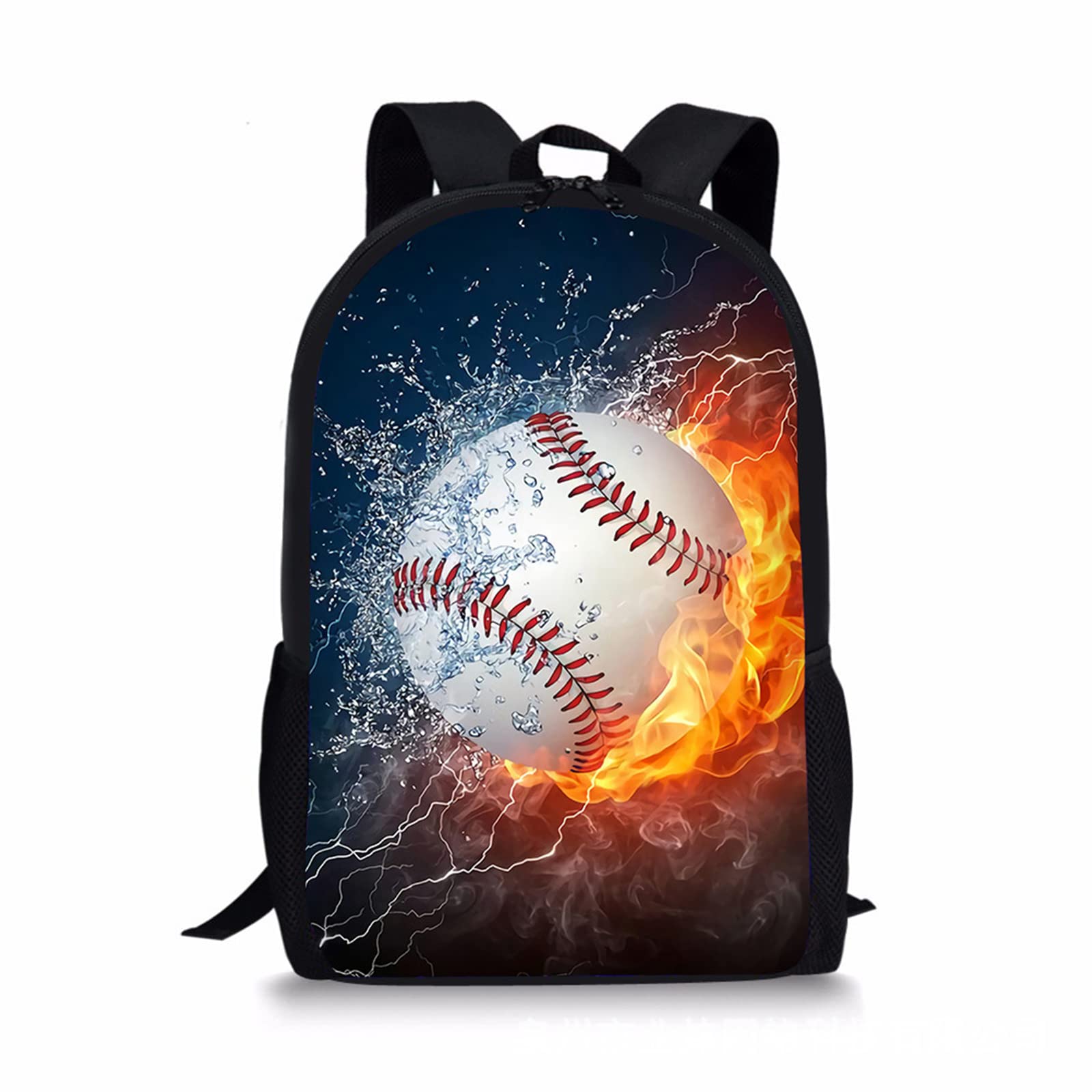 KPOP Baseball Backpack for Boys - Stylish Printed School Bookbag with Laptop Compartment | Perfect for Travel, Sports & Daily Use