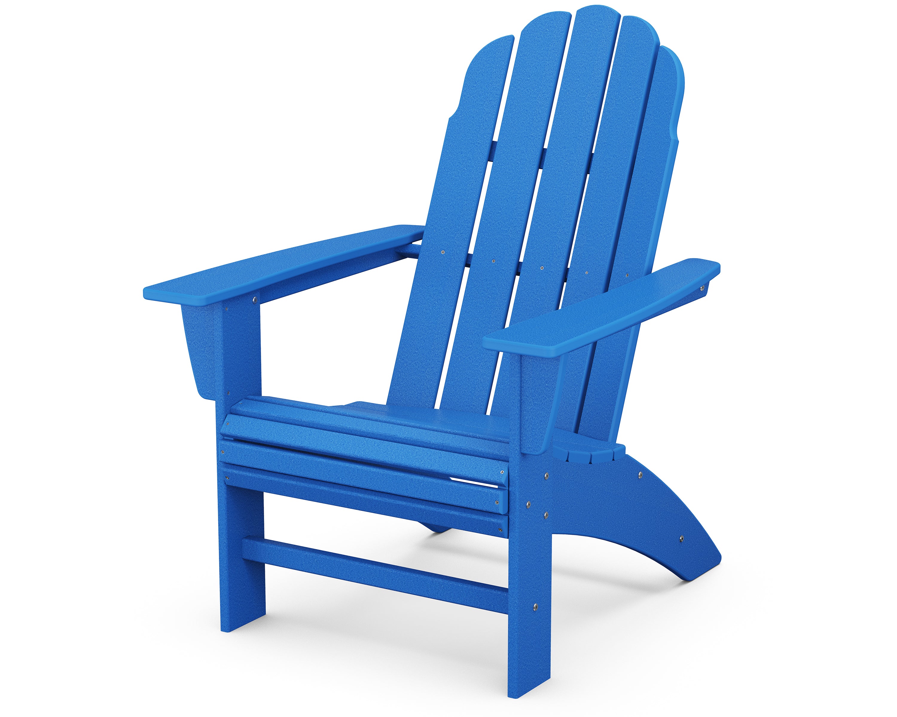 POLYWOOD Vineyard Curveback Adirondack Chair - Durable Outdoor Furniture for Patio, Poolside & Garden - Weather-Resistant Recycled Plastic Material - Perfect for Backyard Relaxation & Entertaining