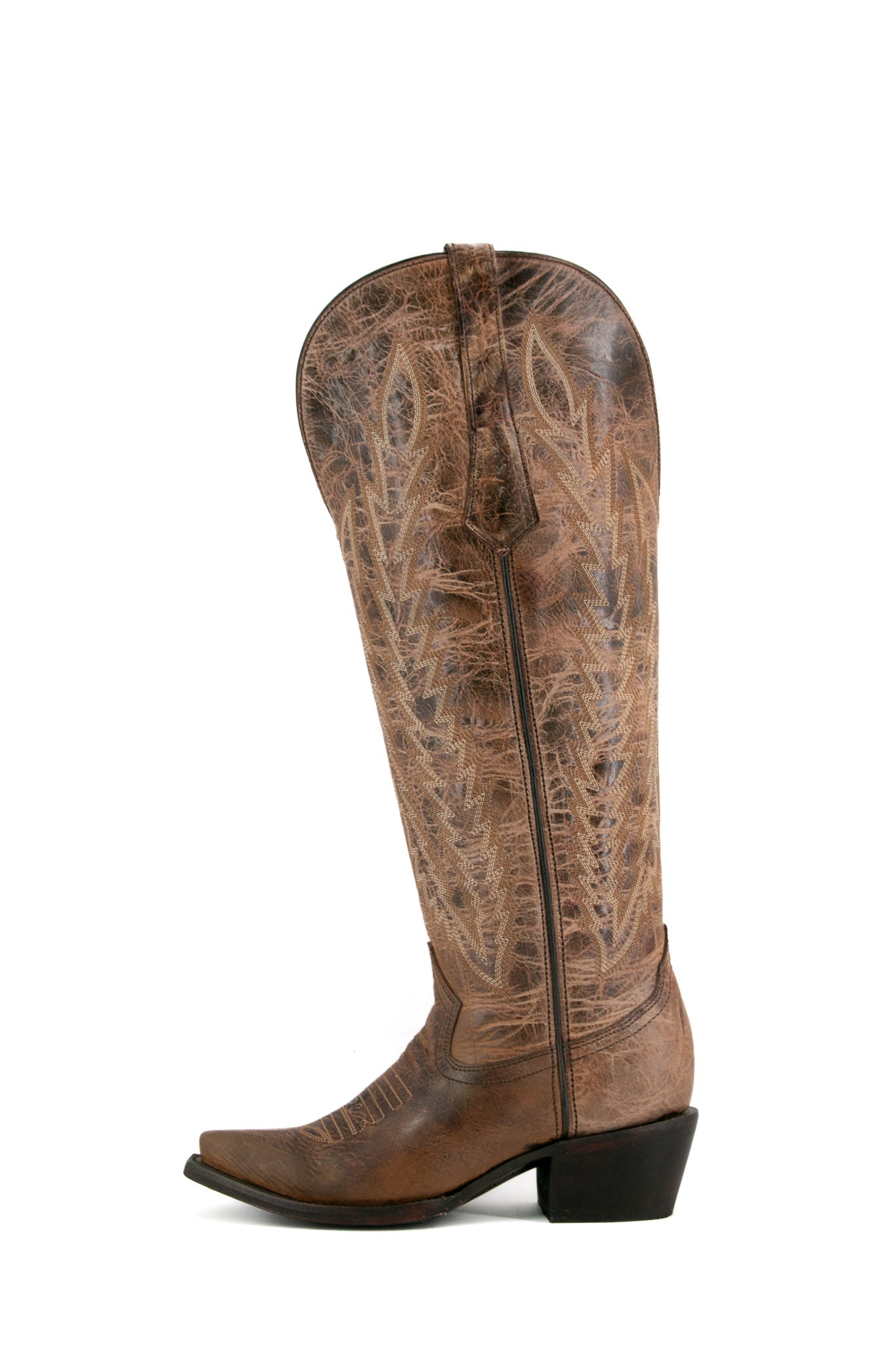 Valentina Tall Wide Calf Snip Toe Cowgirl Boots for Women - Comfortable Western Riding Boots for Country Dancing & Outdoor Adventures