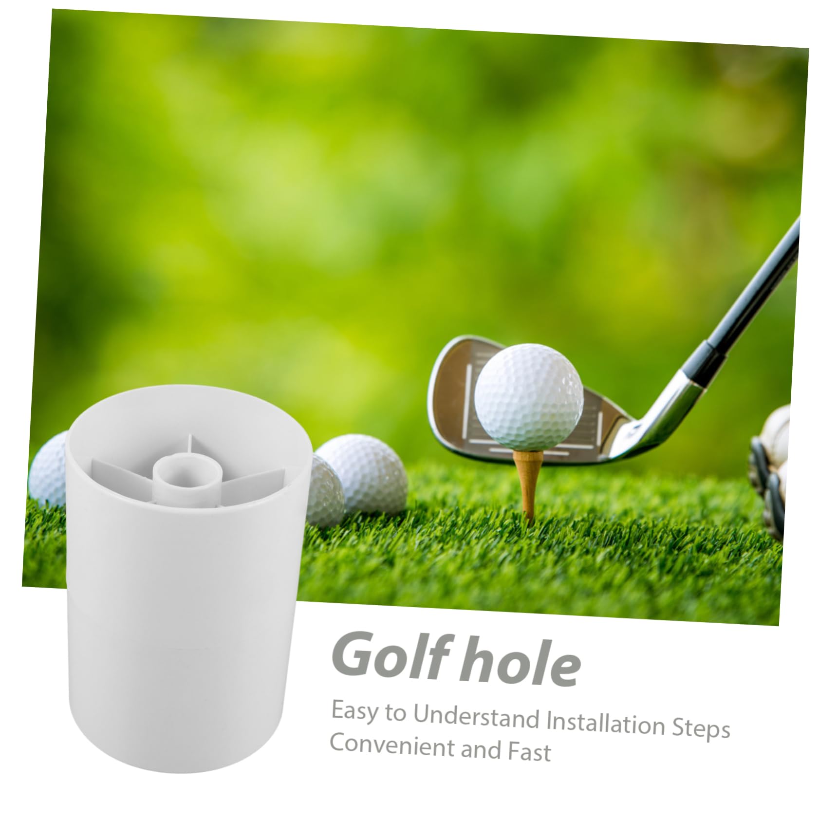 Plastic Golf Putting Cup - Replacement Golf Hole Cup for Training & Practice | Indoor & Outdoor Putting Green Accessories