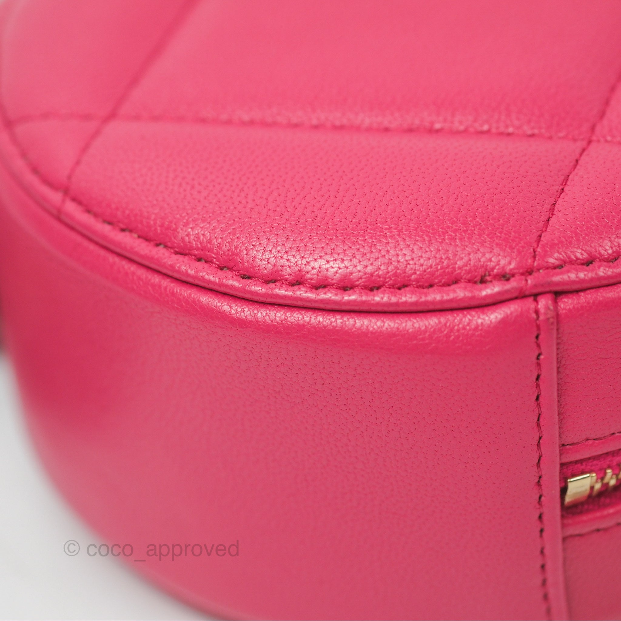 Chanel 19 Round Clutch with Chain - Dark Pink Mixed Hardware Crossbody Bag for Women | Luxury Evening Purse for Parties, Dinner Dates & Special Occasions