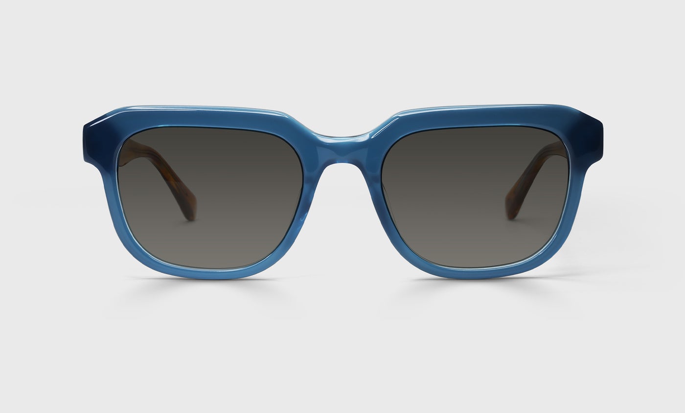 Breaking News Color 59 Teal Front with Orange Demi Temples - Stylish Reading Glasses for Women & Men - Perfect for Office, Reading, and Fashion Accessories