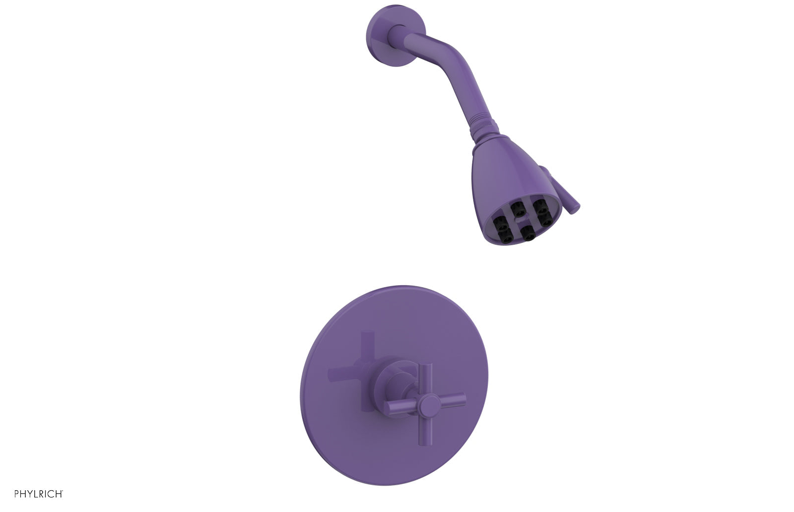 BASIC Pressure Balance Shower Set with Tubular Cross Handle DPB3134 - Perfect for Bathroom Renovation & Modern Home Upgrade