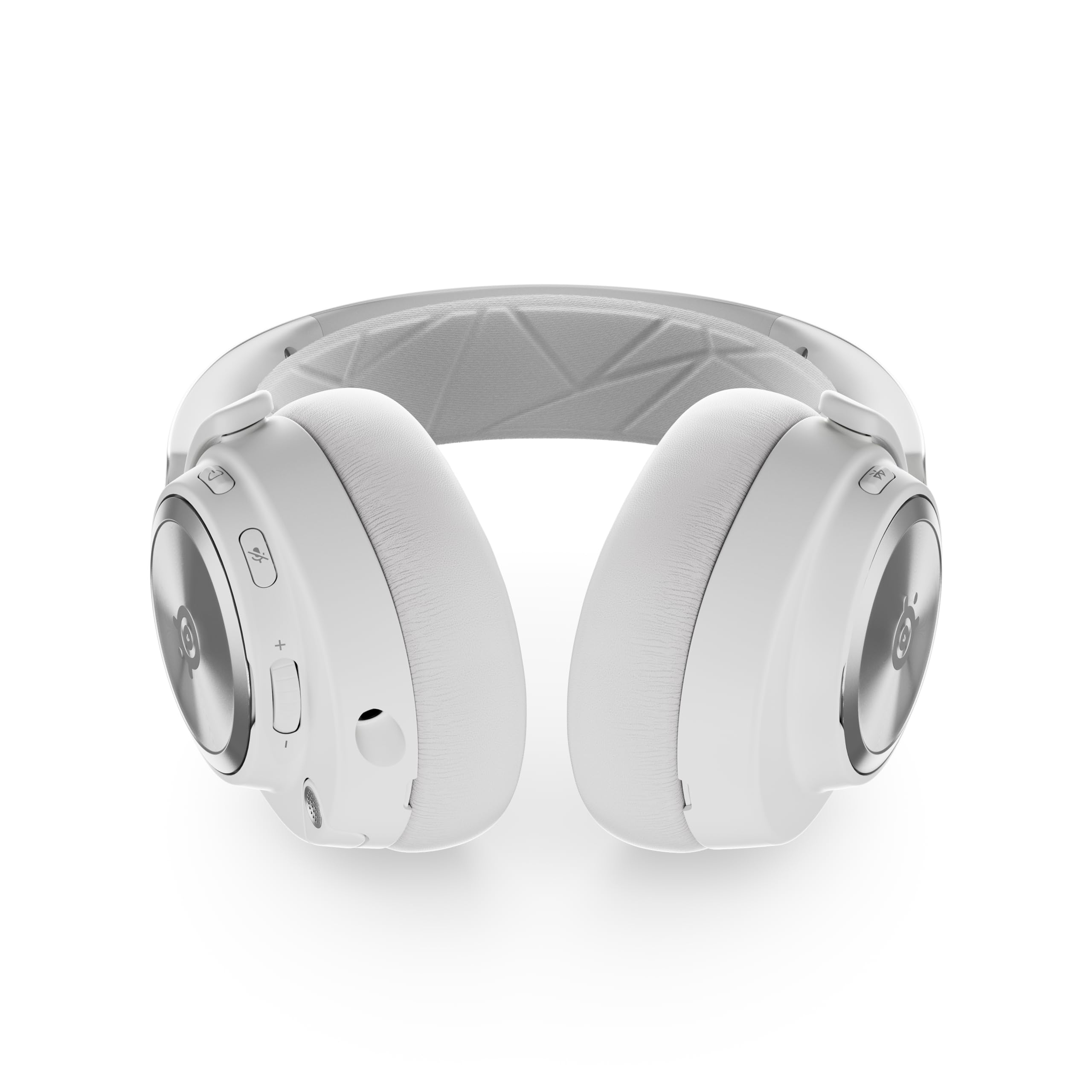 SteelSeries Arctis Nova Pro Wireless Gaming Headset with Active Noise Cancellation - Hi-Res Neodymium Drivers - Infinity Power System - ClearCast Gen 2 Mic - Multi-Platform Compatible (PC, PS5, Nintendo Switch, Mobile) - White - Perfect for Competitive Gaming, Streaming & Home Office Use