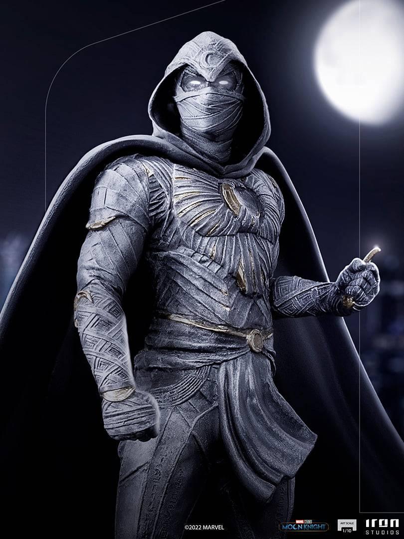 Iron Studios Moon Knight BDS Art Scale Statue 1/10 - Premium Collectible Figure for Marvel Fans | Perfect for Home Display, Office Decor & Comic Book Collections
