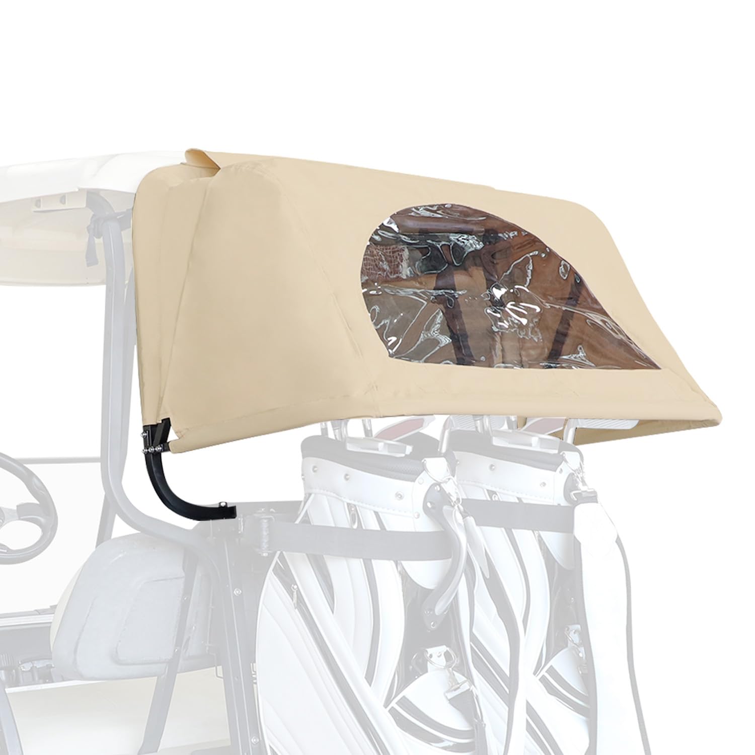 Universal Rear Bag Rain Cover Kit for Golf Carts - Waterproof Protection for Golf Bags & Clubs - Perfect for Rainy Days & Outdoor Golfing