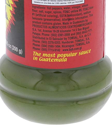 Picamas Green Hot Sauce 7.05 oz - Spicy Mexican Salsa Verde - Authentic Flavor for Tacos, Nachos & Mexican Dishes - Pack of 1
