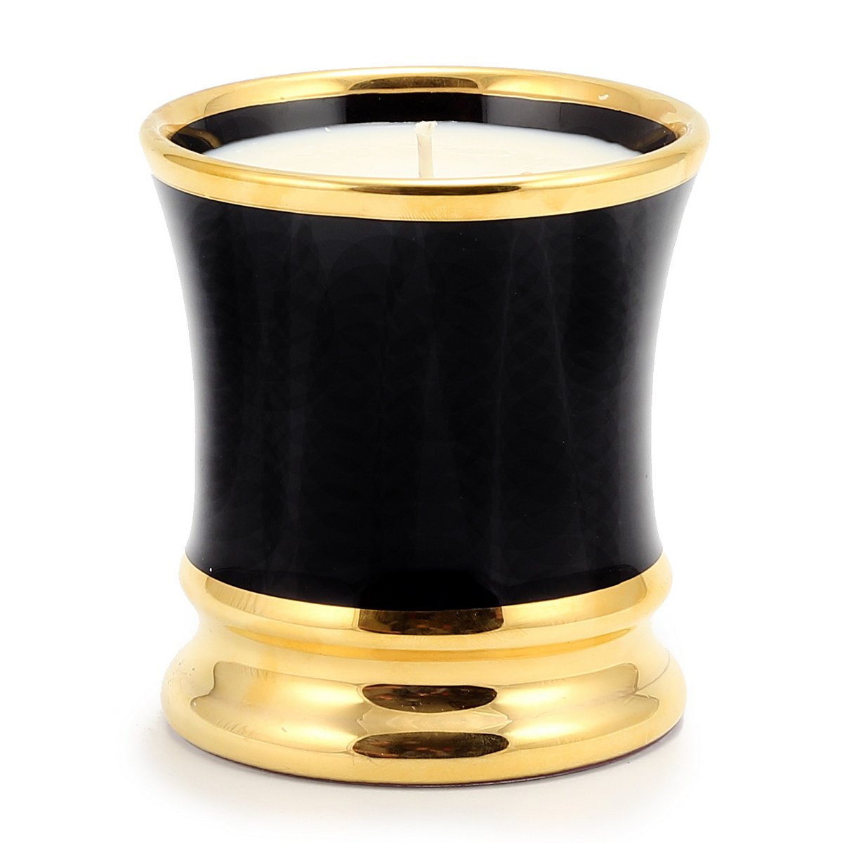 DERUTA CANDLES: Premium Shaped Cup AUSONIA Nero ORO Design - Tuscan Apple Harvest Scented Candle for Home Decor, Gift & Relaxation