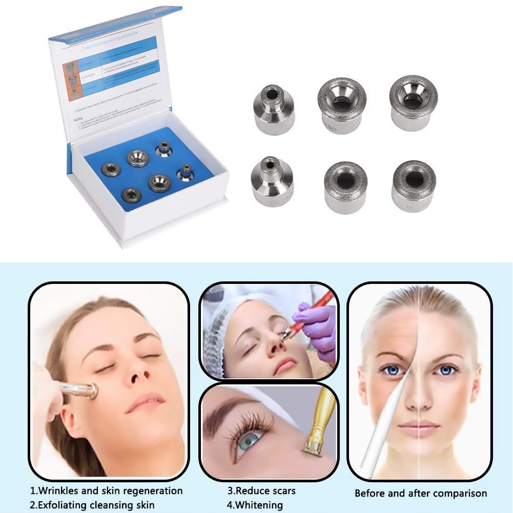 Professional Diamond Microdermabrasion Machine - Mcwdoit 65-68cmHg Suction Power for Skin Peeling, Rejuvenation & Tightening | At-Home Facial Beauty Device for Anti-Aging & Blackhead Removal | Perfect for Spa, Salon & Personal Skincare Routine