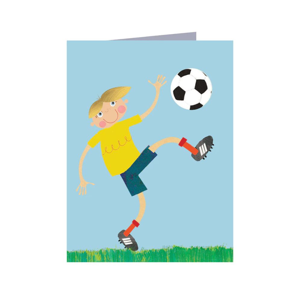 Funny Footballer Birthday Card - Perfect Gift for Soccer Lovers & Players - Great for Birthdays, Team Celebrations & Fan Appreciation