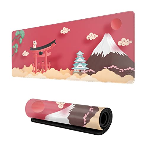 Japanese Fuji Mountain and Torii