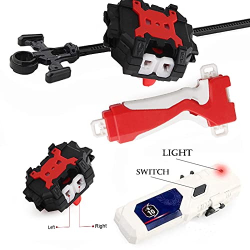 Beyblade Burst Metal Fusion Battle Top Set - 8 Gyro Attack Tops, 3 Two-Way Launchers & Arena for Epic Battles | Perfect Birthday Gift for Boys & Kids Ages 6-8+ | Includes Storage Box & 2 Handles | Great for Competitive Play & Indoor Games
