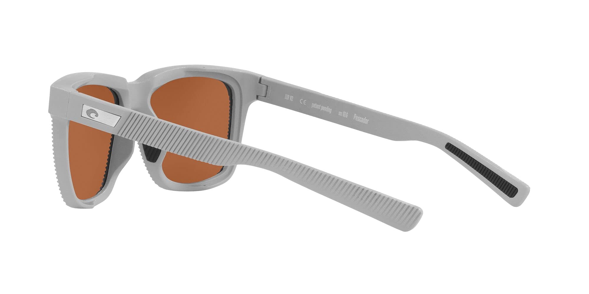 Costa Del Mar Men's Pescador Rectangular Polarized Sunglasses for Fishing, Driving & Outdoor Activities - UV Protection & Anti-Glare Lenses