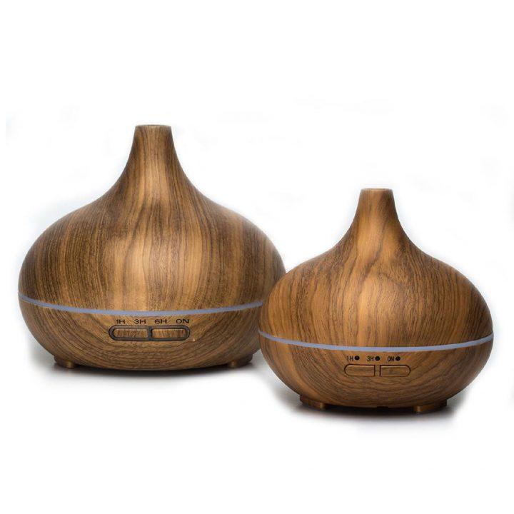 Batur Mini Essential Oil Diffuser - Ultrasonic Aromatherapy Diffuser for Home, Office, Yoga & Spa - Quiet Operation with 7 Color LED Lights