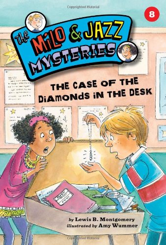 The Case of the Diamonds in the Desk - Milo & Jazz Mysteries Book | Kids Detective Novel | Classroom Reading & Family Mystery Night Fun