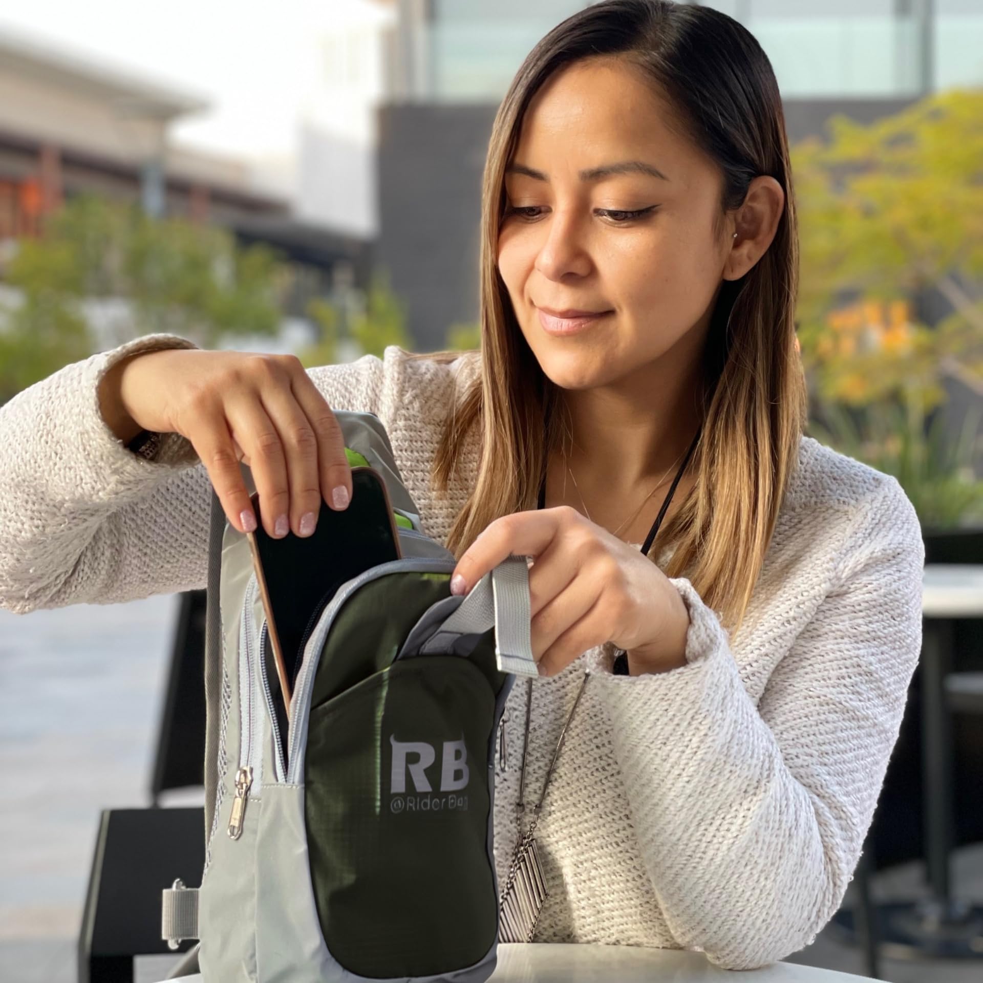 Trendy Reflective Nylon Crossbody Sling Bags for Men & Women - Lightweight Shoulder Purse with Adjustable Strap - Perfect for Travel, Hiking, Shopping & Daily Use